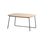 โต๊ะเหลี่ยม ท็อปไม้ ขาเหล็ก FST160200 - Image 2